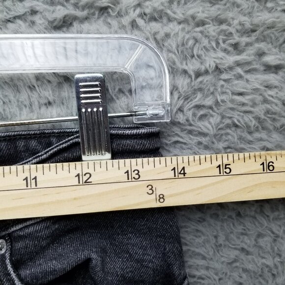 Levis Jeans Womens 26 Black 711 Skinny Stretch Denim *Read* - Picture 7 of 16